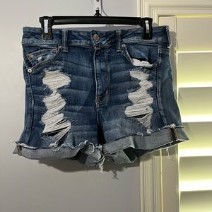 hardly worn jean shorts